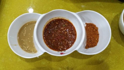 Peanut Sauce, House-Special Chilli, Curry Powder