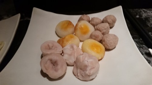 Wonton, Cheeseball, Duck balls